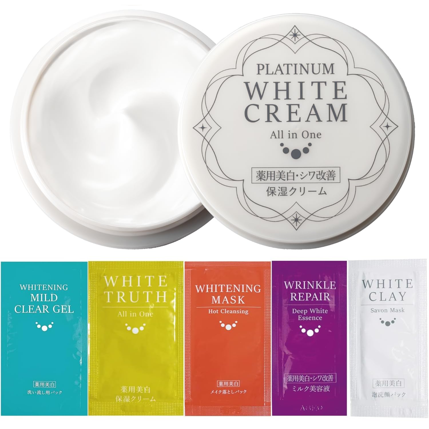 PLATINUM WHITE CREAM オールインワン40ｇ 薬用美白]オールインワン プラチナホワイトクリーム 40g | ルソイル